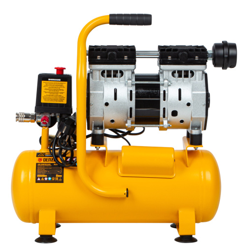 Компрессор DLS650/10 безмаслянный малошумный 650 Вт, 120 л/мин, ресивер 10 л Denzel по ценам производителя в Москве с доставкой по всей России