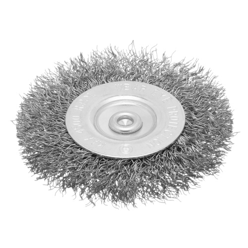 Щетка для дрели, 75 мм, плоская со шпилькой, витая проволока Сибртех по ценам производителя в Москве с доставкой по всей России