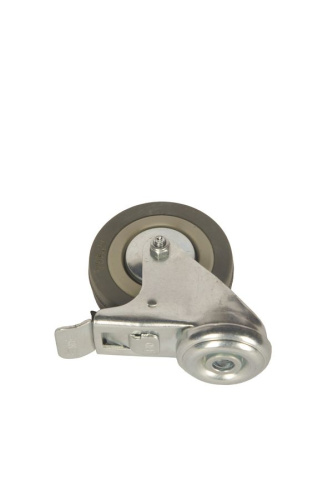 Колесо аппаратное поворотное SChgb 93 75 мм под болт с тормозом (F) по ценам производителя в Москве с доставкой по всей России