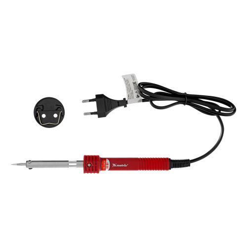 Паяльник, пластиковая рукоятка, медный наконечник с долговечным защитным покрытием, 220 В, 30 W Matrix по ценам производителя в Москве с доставкой по всей России