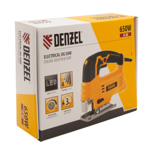 Лобзик электрический JS-80, 650 Вт, 80 мм Denzel по ценам производителя в Москве с доставкой по всей России