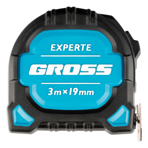 Рулетка Experte,3 м x 19 мм,двухкомпонентный корпус,магнит,двухсторонняя разметка,нейлон Gross по ценам производителя в Москве с доставкой по всей России