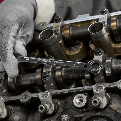 Набор ключей комбинированных, трещеточных 6 шт Matrix по ценам производителя в Москве с доставкой по всей России