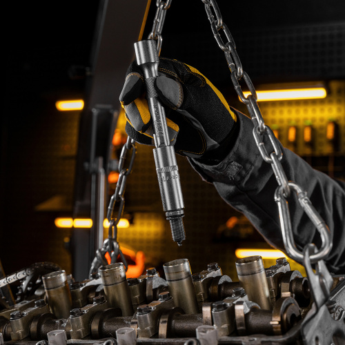 Набор инструментов, 1/2", 1/4", CrV, S2, пластиковый кейс, 100 предметов Denzel по ценам производителя в Москве с доставкой по всей России