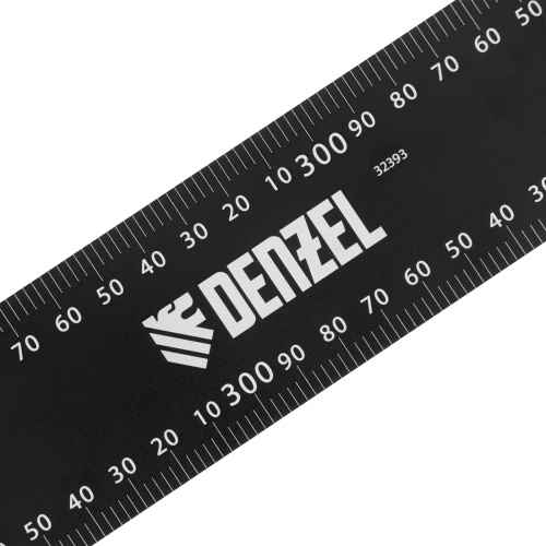 Угольник, 400 х 600 мм, алюминиевый, лазерная гравировка Denzel по ценам производителя в Москве с доставкой по всей России