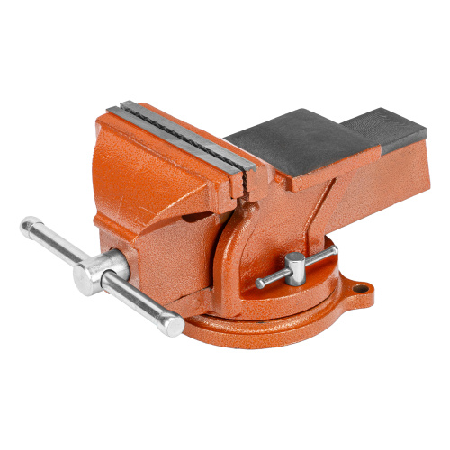 Тиски слесарные, 150 мм, поворотные, с наковальней Sparta по ценам производителя в Москве с доставкой по всей России