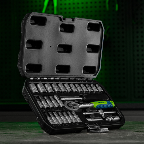 Набор инструментов, 1/4", пластиковый кейс, 29 предметов Сибртех по ценам производителя в Москве с доставкой по всей России