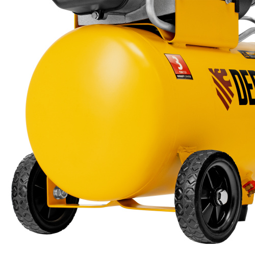 Компрессор воздушный DLC1300/24 безмасляный 1.3 кВт, 24 литра, 206 л/мин Denzel по ценам производителя в Москве с доставкой по всей России