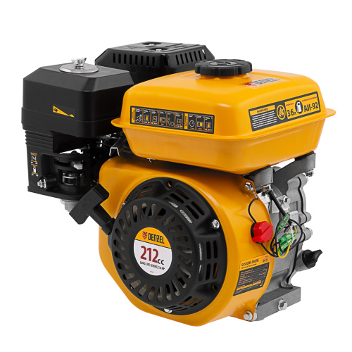 Двигатель бензиновый RX-17K, 7 л.с., 212 см3, горизонтальный вал шпонка 19 мм Denzel по ценам производителя в Москве с доставкой по всей России