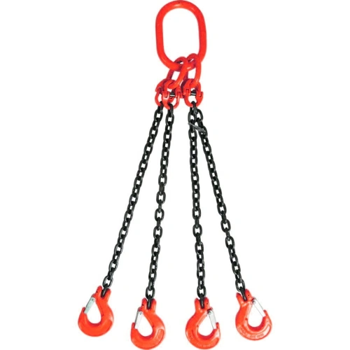 Строп цепной TOR 4СЦ г/п 2,36 т 7,0 м с самозакрывающимися крюками по ценам производителя в Москве с доставкой по всей России
