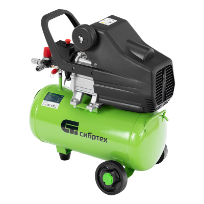 Компрессор воздушный КК-1100/22, 1, 1 кВт, 135 л/мин, 22 л, прямой привод, масляный Сибртех по ценам производителя в Москве с доставкой по всей России