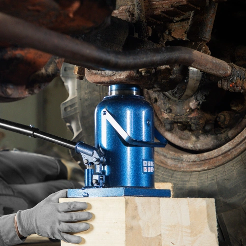 Домкрат гидравлический бутылочный, 50 т, h подъема 280-450 мм Stels по ценам производителя в Москве с доставкой по всей России