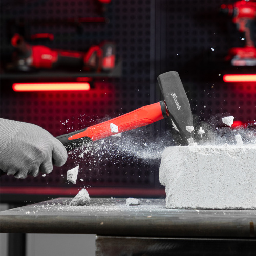 Молоток слесарный optimal, 1000 г, фибергласовая обрезиненная рукоятка, квадратный боек Matrix по ценам производителя в Москве с доставкой по всей России