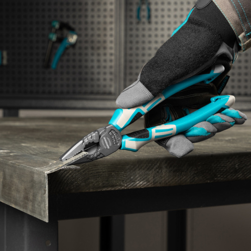 Плоскогубцы комбинированные 205 мм, трехкомпонентные рукоятки Gross по ценам производителя в Москве с доставкой по всей России