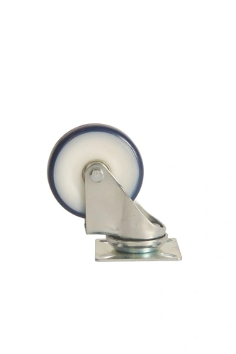 Колесо аппаратное поворотное SCv 92 75 мм (синяя резина) по ценам производителя в Москве с доставкой по всей России