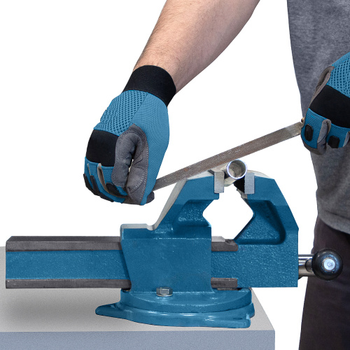 Тиски слесарные, 125 мм, поворотные (Глазов) по ценам производителя в Москве с доставкой по всей России