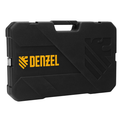 Набор инструментов, 1/2", 3/8", 1/4", CrV, S2, пластиковый кейс, 232 предмета Denzel по ценам производителя в Москве с доставкой по всей России