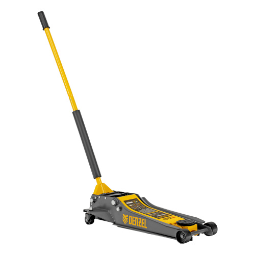 Домкрат гидравлический подкатной, 3 т, 85-610 мм, быстрый подъем, низ. подхват, проф, SUV Denzel по ценам производителя в Москве с доставкой по всей России