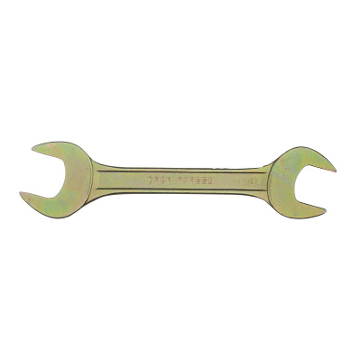 Ключ рожковый, 30 х 32 мм, желтый цинк Сибртех по ценам производителя в Москве с доставкой по всей России