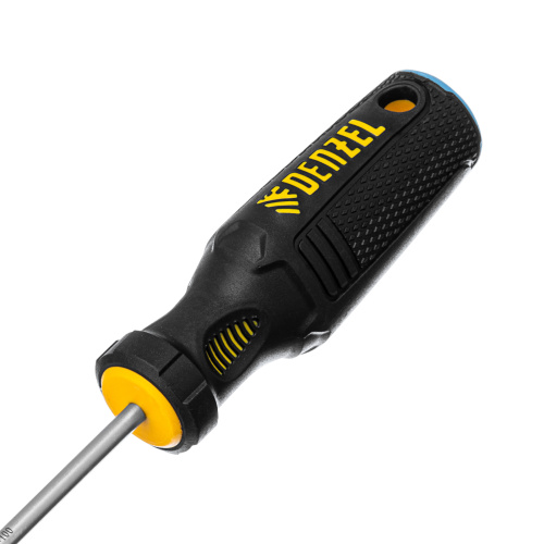 Отвертка, SL4х100 мм, S2, 3к рукоятка Denzel по ценам производителя в Москве с доставкой по всей России