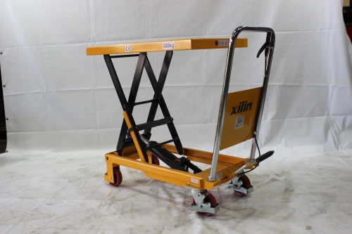 Стол подъемный передвижной 300 кг 340-900 мм (855х500 мм) XILIN SP300А по ценам производителя в Москве с доставкой по всей России