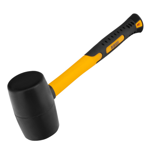 Киянка резиновая, 16 oz, черная резина, фибергласовая рукоятка Denzel по ценам производителя в Москве с доставкой по всей России