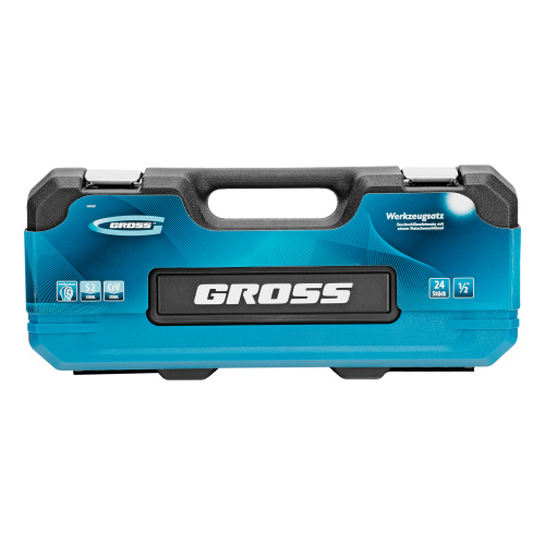 Набор инструментов, 1/2", CrV, 120 зубьев, 24 предмета Gross по ценам производителя в Москве с доставкой по всей России