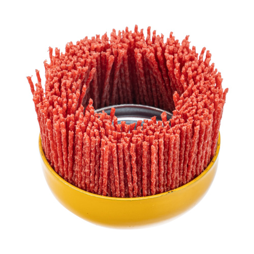 Щетка для УШМ, 75 мм, Чашка, нейлоновая щетина, М14 Denzel по ценам производителя в Москве с доставкой по всей России