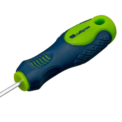 Отвертка, PH0 х 100 мм, CrV, двухкомпонентная рукоятка Сибртех по ценам производителя в Москве с доставкой по всей России