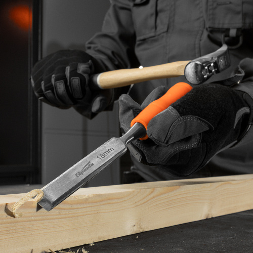 Набор стамесок 4 шт, 6-12-18-24 мм, плоские, пластиковые ударные рукоятки Sparta по ценам производителя в Москве с доставкой по всей России