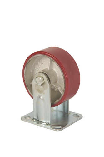 Колесо большегрузное неповоротное FCp 54 125 мм полиуретановое (N) по ценам производителя в Москве с доставкой по всей России