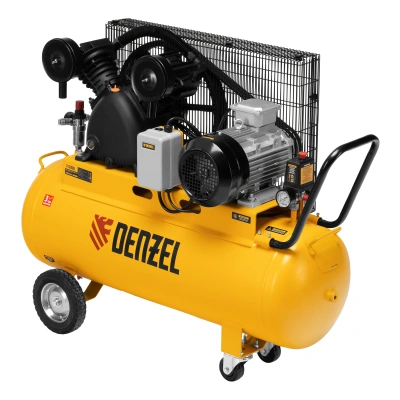 Компрессор воздушный рем. привод BCV 4000-T/100, 4,0 кВт, 100 литров, 690 л/мин Denzel по ценам производителя в Москве с доставкой по всей России