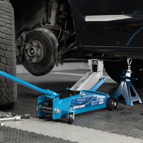 Домкрат гидравлический подкатной, высокий подъем, 3т, SUV, 190-535 мм, в кейсе Stels по ценам производителя в Москве с доставкой по всей России
