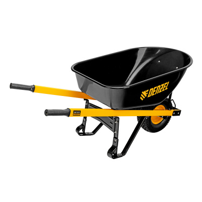 Тачка строительная, усиленная, объем 140 л, 230 кг, колесо 15х6.00-6 Denzel по ценам производителя в Москве с доставкой по всей России