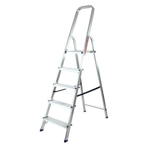 Стремянка усиленная, 5 ступеней, алюминиевая, MTX по ценам производителя в Москве с доставкой по всей России