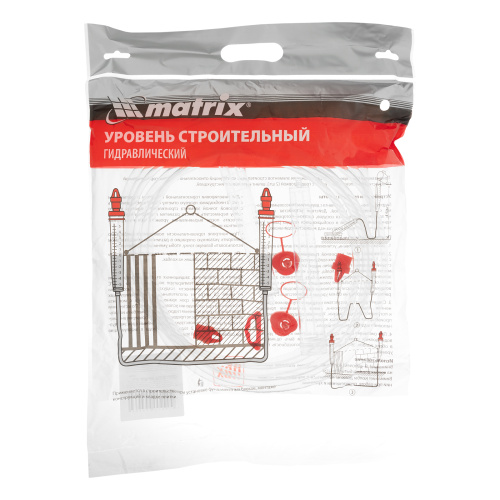 Гидроуровень,удлиненная колба, рельефная градуировка, 5м Matrix по ценам производителя в Москве с доставкой по всей России