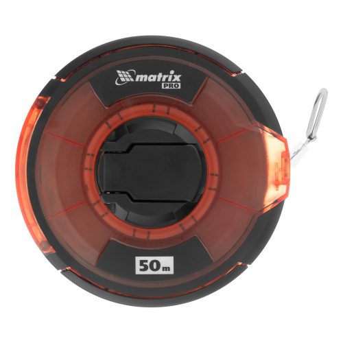 Рулетка геодезическая 50 м х 12,5 мм, закрытый корпус, стальная лента, односторонняя шкала, Pro Matrix по ценам производителя в Москве с доставкой по всей России
