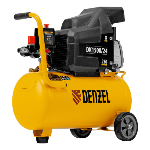 Компрессор воздушный DK1500/24, Х-PRO 1.5 кВт, 230 л/мин, 24 л Denzel по ценам производителя в Москве с доставкой по всей России