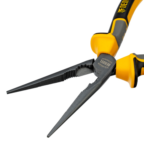 Длинногубцы прямые 205 мм, трехкомпонентные рукоятки Denzel по ценам производителя в Москве с доставкой по всей России