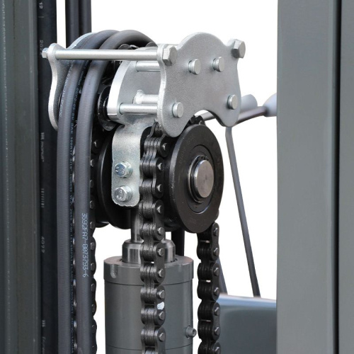 Электрический вилочный погрузчик CPD18-HC2 с тремя линиями гидравлики по ценам производителя в Москве с доставкой по всей России