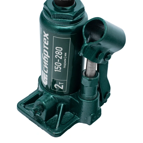 Домкрат гидравлический бутылочный, 2 т, 150-280 мм, в пласт. кейсе Сибртех по ценам производителя в Москве с доставкой по всей России