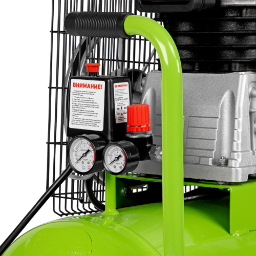 Компрессор воздушный КР-2200/100, 2.2 кВт, 350 л/мин, 100 л, ременной привод, масляный Сибртех по ценам производителя в Москве с доставкой по всей России