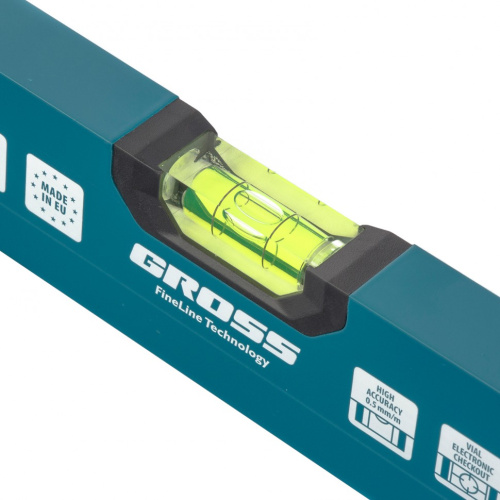 Уровень алюминиевый, 400 мм, 2 глазка, HanD Werker Gross по ценам производителя в Москве с доставкой по всей России