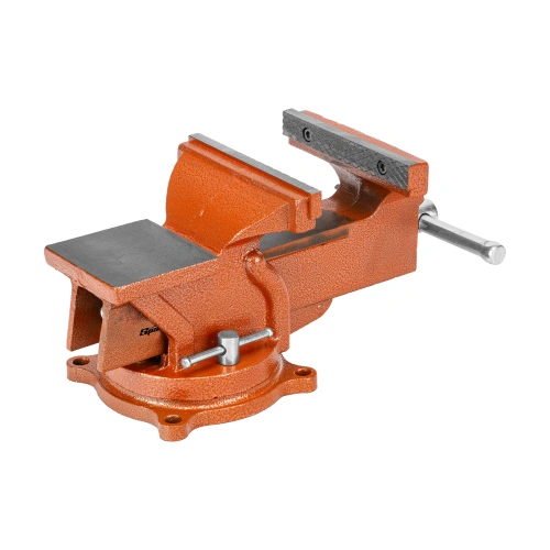 Тиски слесарные, 150 мм, поворотные, с наковальней Sparta по ценам производителя в Москве с доставкой по всей России