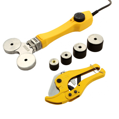 Аппарат для сварки пластиковых труб DWP-750, 750 Вт, 0-300 град, 4 насадки, 20-40 мм Denzel по ценам производителя в Москве с доставкой по всей России