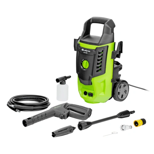 Моечная машина высокого давления АМ-1800, 1800 Вт, 140 бар, 350 л/ч, колесная Сибртех по ценам производителя в Москве с доставкой по всей России