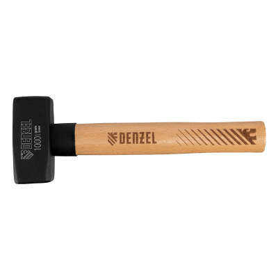 Кувалда, 1000 г, кованая головка, буковая рукоятка Denzel по ценам производителя в Москве с доставкой по всей России