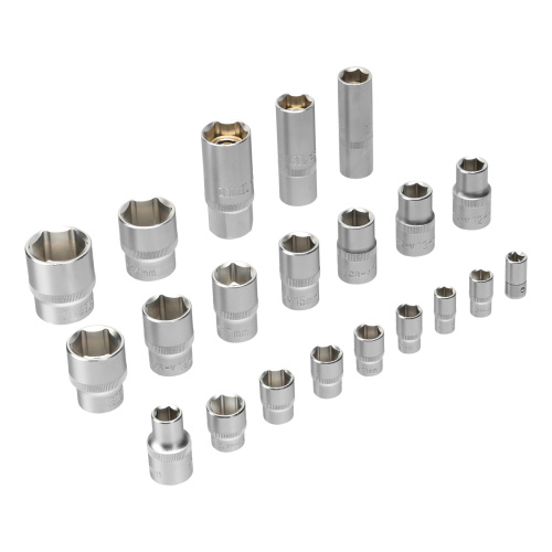 Набор инструментов, 1/2", 1/4", CrV, S2, пластиковый кейс, 64 предмета Denzel по ценам производителя в Москве с доставкой по всей России