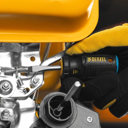 Отвертка, SL6x38 мм, S2, 3к рукоятка Denzel по ценам производителя в Москве с доставкой по всей России