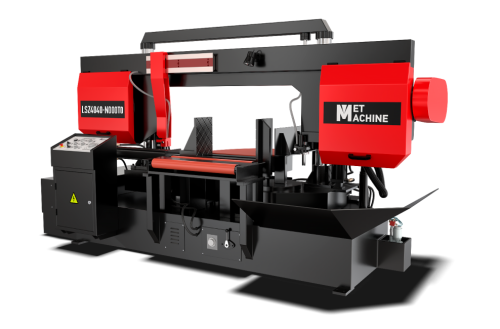 Полуавтоматический ленточнопильный станок с поворотной рамой LSZ4040 по ценам производителя в Москве с доставкой по всей России